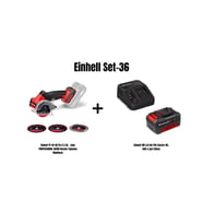 Einhell Set-36(Einhell TP-CO 18/76-C Li BL Akülü Kesme Taşlama Makinesi+18V 4,0 Ah Akü Şarj Cihazı)