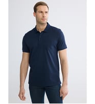 LC WAIKIKI Lacivert Polo Yaka Penye Erkek Tişört