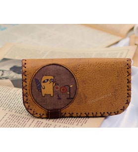 Rakun Figürlü Büyük Cüzdan Etnik Bohem Retro Vintage Style - HARDAL