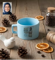 Kişiye Özel Karikatürlü Best Mom Ever Anneye Hediye Lüks Pastel Fincan Anneler Günü Hediyesi
