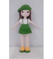 Kaktüs Güzeli Bebek Amigurumi Organik Oyuncak