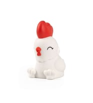 Dhink Zodiac Rooster Gece Lambası Beyaz Kırmızı (Renksiz)