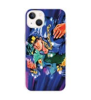 Iphone 14 PLUS Uyumlu JoJo's Bizarre Adventure Tasarımlı Şeffaf Telefon Kılıfı