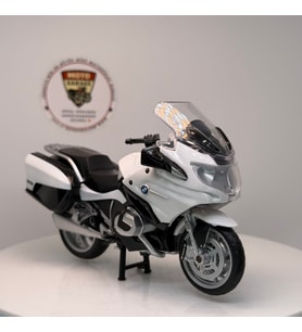 BMW R1250 RT - 1:18 Ölçek (12cm) Kutulu Diecast Model (Beyaz)