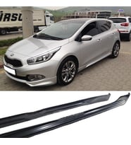 Kia Ceed Yan Marşpiyel Seti 2012 2013 2014 2015 Mat Siyah Plastik 2 Adet
