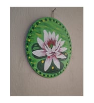 Duvar süsü dekoratif,balkon,bahçe duvar süsü,lotus elemeği