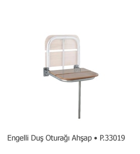 Duxxa Deppot Engelli Serisi Ahşap Duş Oturağı - P.33019 (Karışık)