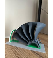 ROLYE ROYCE TREND700 Fan Disk Kesit görünüm 3D Model-1001/20x7x14 cm