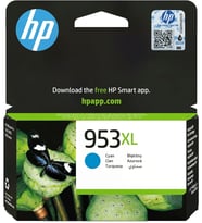 HP 953XL F6U16A Mavi (Cyan) Orijinal Yüksek Kapasiteli Mürekkep Kartuşu 1.450 Sayfa