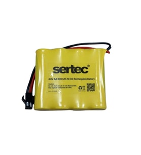 Sertec 4.8v 4s1p Aa 800 Mah Kablo + Siyah Konnektörlü Oyuncak Pili