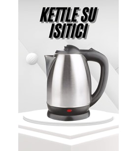 Northcity Yeni Nesil Su Isıtıcı Kettle 1.8L Paslanmaz Çelik - 2000W Güç, 2 Yıl Garanti