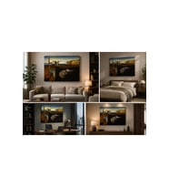 Tam Renk Salvador Dali Belleğin Azmi Ünlü Eseri Dekoratif Kanvas Duvar Tablosu