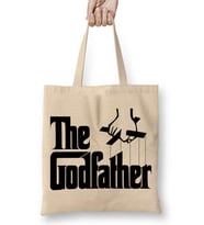 The Godfather İllüstrasyon Bez Çanta Uzun Saplı