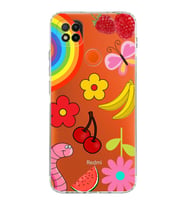 PrintiFy Xiaomi Redmi 10 2022 ile Uyumlu Water Color 5  Kamera Korumalı Şeffaf  Kılıf