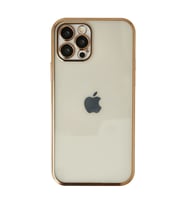 Apple İphone 12 Pro Kılıf Razer Lensli Silikon - Gold