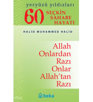 60 Seçkin Sahabe Hayatı - Yeryüzü Yıldızları (Karton Kapak) Beka Yayınları Halid Muhammed Halid
