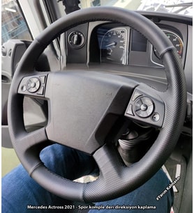 Mercedes Actros Arocs Antos Atego 2018-2026 Araca Özgü Direksiyon Kılıfı