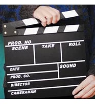 Büyük Boy Sinema Klaketi Clapperboard