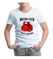 Boks Kulübü - Fight Beyaz Çocuk Tshirt