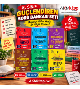 Ankara Yayıncılık 8.Sınıf Güçlendiren Soru Bankası Seti 6 Kitap
