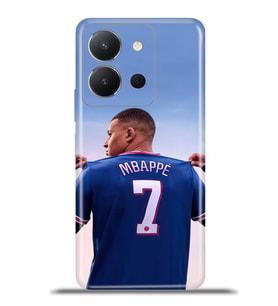Vivo Y36 Kapak HD Renkli Dizayn Silikon Kılıf - Kylian Mbappe