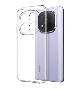 Redmi Note 15 Pro 5G Lüx Şeffaf Silikon - Şeffaf
