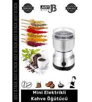 #KahveÖğütücü Paslanmaz Çelik Düşük Sesli 50 Gram Kapasiteli Mini Elektrikli Baharat Kahve Öğütücü