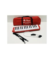 Kırmızı Melodika 32 Tuşlu Bez Çantalı