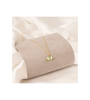 MİNELİ LOTUS KOLYE (Gold)