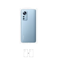 Xiaomi 12 Arka-yan Koruyucu Poliüretan Film Wrapsol