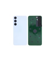 Samsung A55 Arka Kapak - Arka Pil Batarya Kapağı Kamera Lensli - SM-A556 Uyumlu (Beyaz)