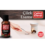Cemilefendi Uçucu Yağ Çilek Esans Tütsü, Buhurdanlık 10 ML