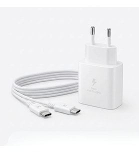 45W Süper Hızlı Şarj Adaptörü USB-C PD 3.0 PPS Fast Charger + 5A Type-C to Type-C Kablo (5343)