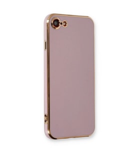 Apple İphone 7 Kılıf Volet Silikon - Mor