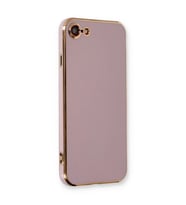 Apple İphone 7 Kılıf Volet Silikon - Mor