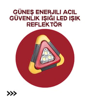 Alüminyum Gövdeli LED Üçgen Reflektörlü Acil Işık