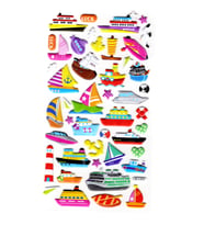 Sticker Kabartmalı Stiker Defter, Planlayıcı Etiket (lbu-005) - 17X9 cm - Gemi