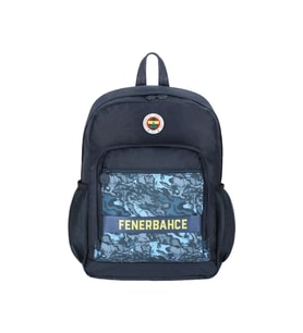 ME 25717 FENERBAHÇE KOLON DETAYLI KAMUFLAJ SIRT ÇANTASI (Lacivert)