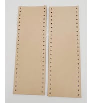Angel Çanta Aksesuar Ham Doğal Gerçek Deri Tutma Sapı 18X6 Cm Simit Sap