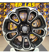 4 Adet BK-1136 7*17 4*108 ET37,5 63,4 BLACK MACHINED JANT (Takım)