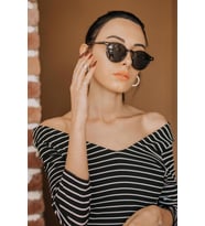 TOMY TİMY VG1064 27 49 Polarize Unisex Güneş Gözlüğü (Siyah)