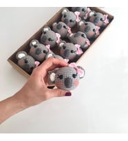 Amigurumi anahtarlık koala
