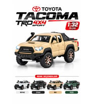 1:32 Ölçek Toyota Tacoma TRD Diecast Metal Araba 4x4 Süspansiyonlu Model Araç