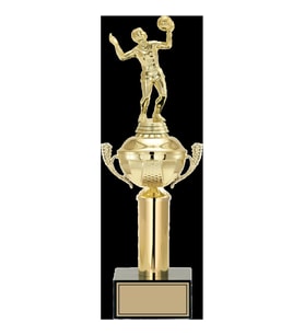 ODAK KUPA - Figürlü Kupalar - Voleybol Kadın Figürlü Kupalar FG-048 C - 39 cm