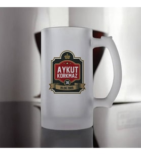 Kişiye Özel The Prestige Gravürlü Bira Kadehi
