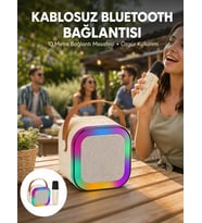 Northcity Karaoke Mikrofon Hoparlör Seti – Kablosuz 6 Saat Pil Ömrü ve Yeni Nesil Tasarım