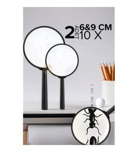 CEYLAN ADAM  10X Büyüteç 6 ve 9 cm 2 li SET
