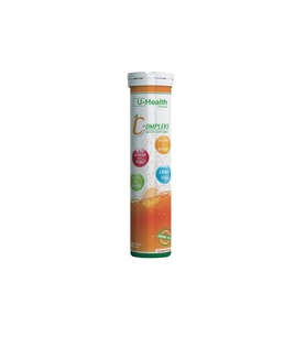 U-Health Vitamin-Compleks 20 Efervesan Tablet (Krem)