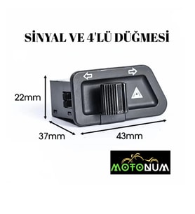 Honda Spacy 110 4 lü ve Sinyal Düğmesi