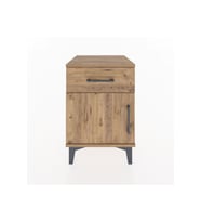 Hyperion Komodin Tek Çekmeceli Tek Kapaklı 44x44x64 Çam-Çam